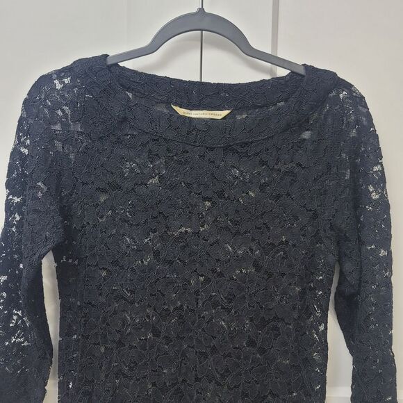 DIANE vonFURSTENBERG Lace Black Dress, 10 - Picture 6 of 7